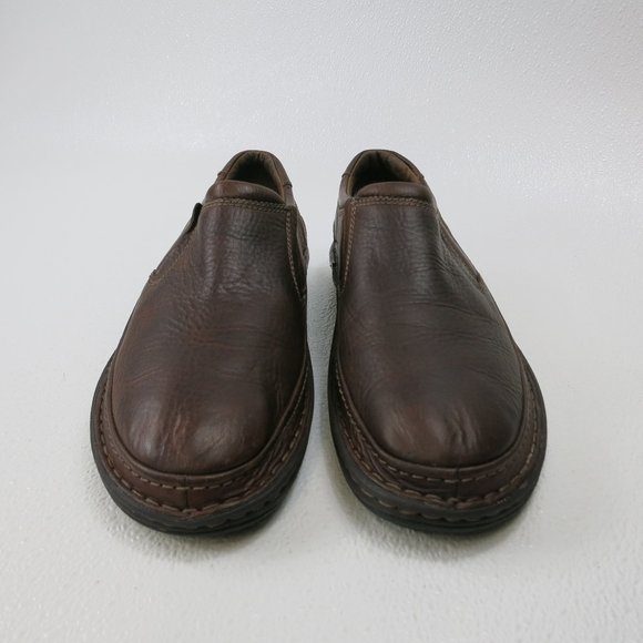 Clarks Oil Tanned Leather Casual Dress Loafers Moccasins Footwear Men's sz 10 - Picture 5 of 7